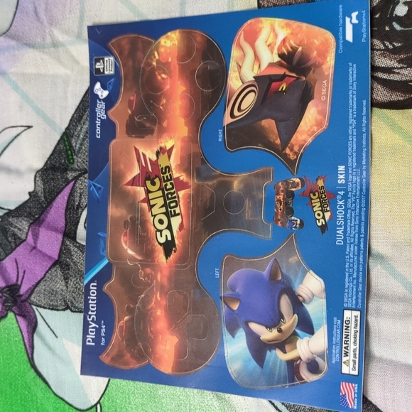 💟3 for $10💟💙Sonic Forces Ps4 Dualshock Skin💙 - Picture 2 of 3